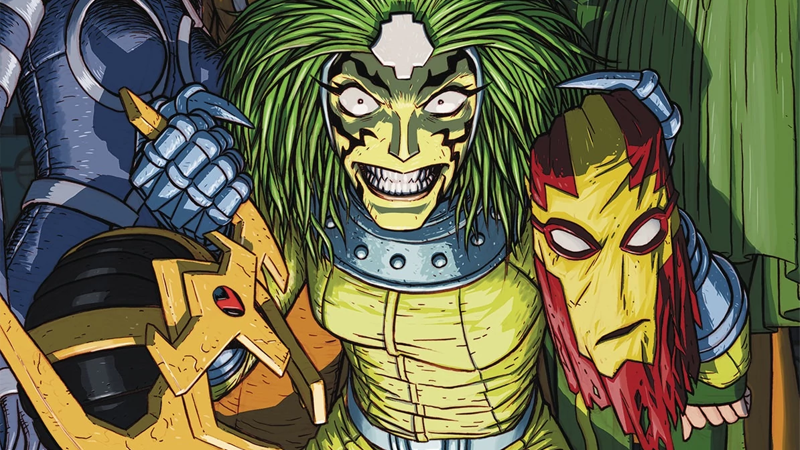 Mad Harriet on the cover of last year’s Mister Miracle #7.